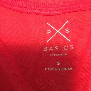 PacSun Tops - pacsun slightly cropped red t-shirt PacSun Tops - pacsun slightly cropped red t-shirt
